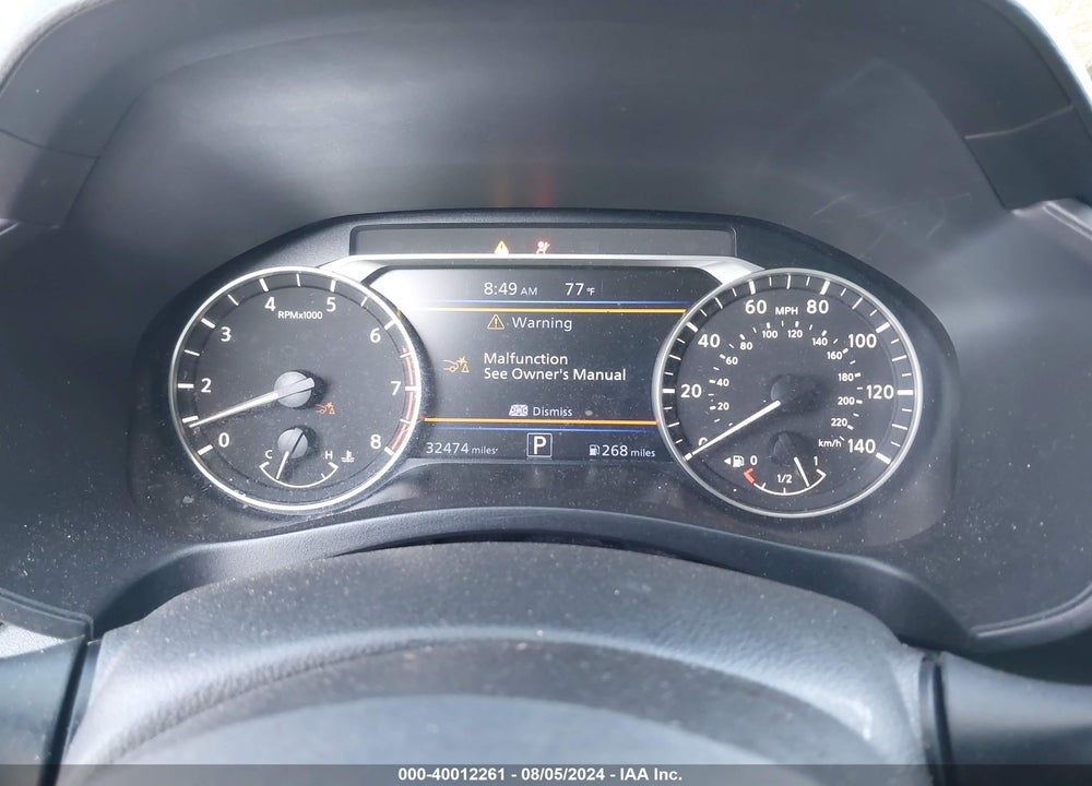 2022 NISSAN ALTIMA SV FWD VIN: 1N4BL4DV7NN321515