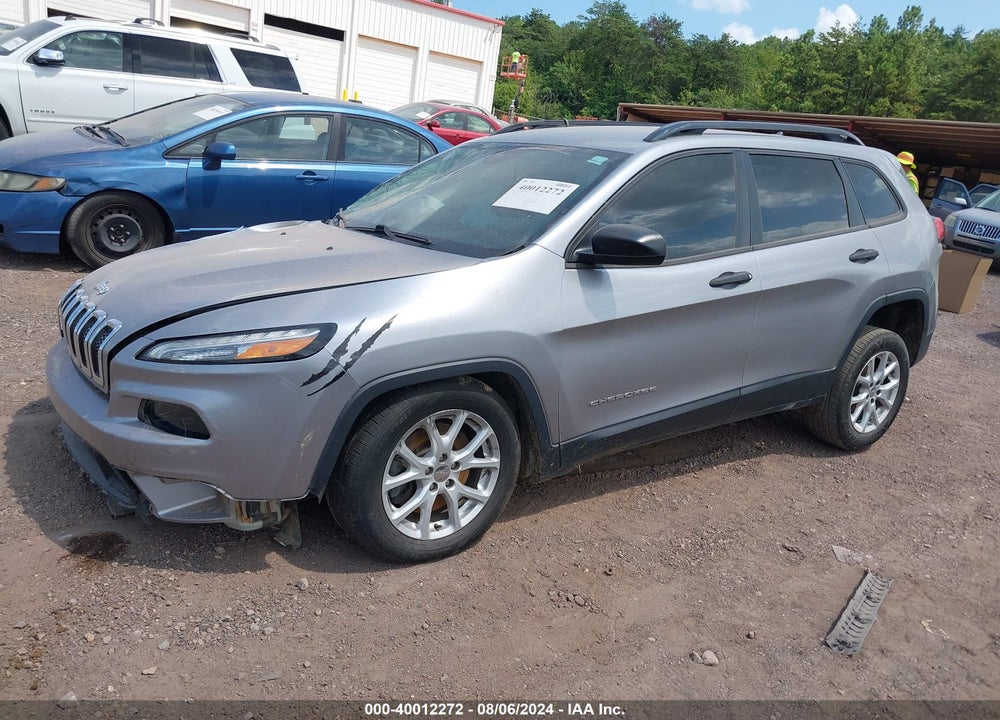 2016 JEEP CHEROKEE SPORT VIN: 1C4PJLAB9GW136437