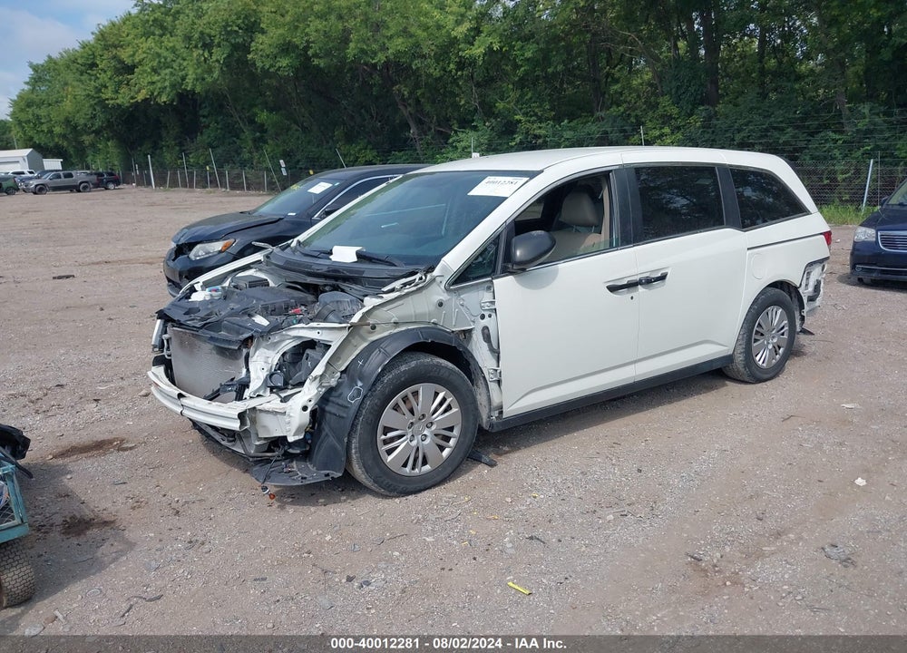 2015 HONDA ODYSSEY LX VIN: 5FNRL5H27FB018944