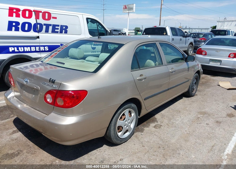 2005 TOYOTA COROLLA CE VIN: 1NXBR32E15Z444489