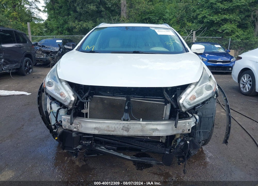 2015 NISSAN MURANO SL VIN: 5N1AZ2MH7FN268511