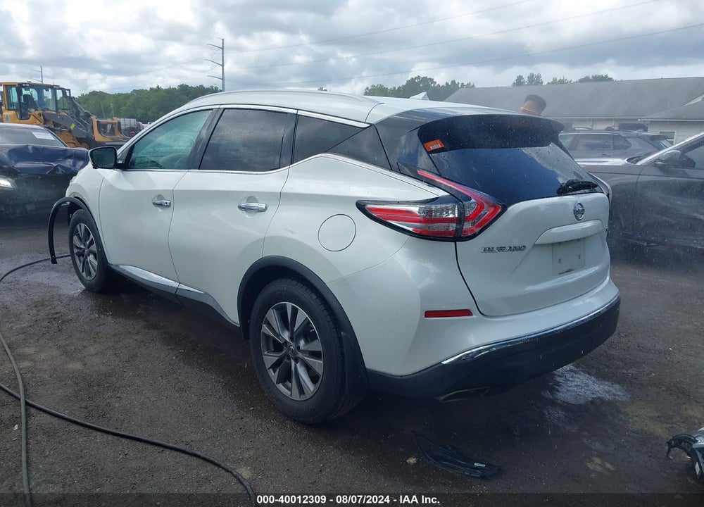 2015 NISSAN MURANO SL VIN: 5N1AZ2MH7FN268511