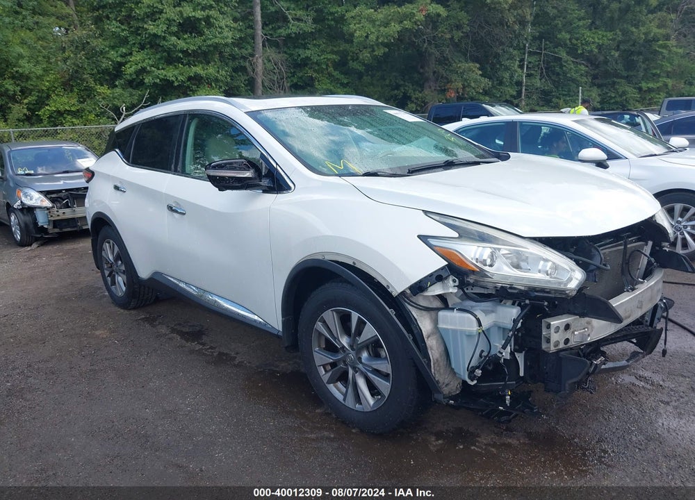 2015 NISSAN MURANO SL VIN: 5N1AZ2MH7FN268511