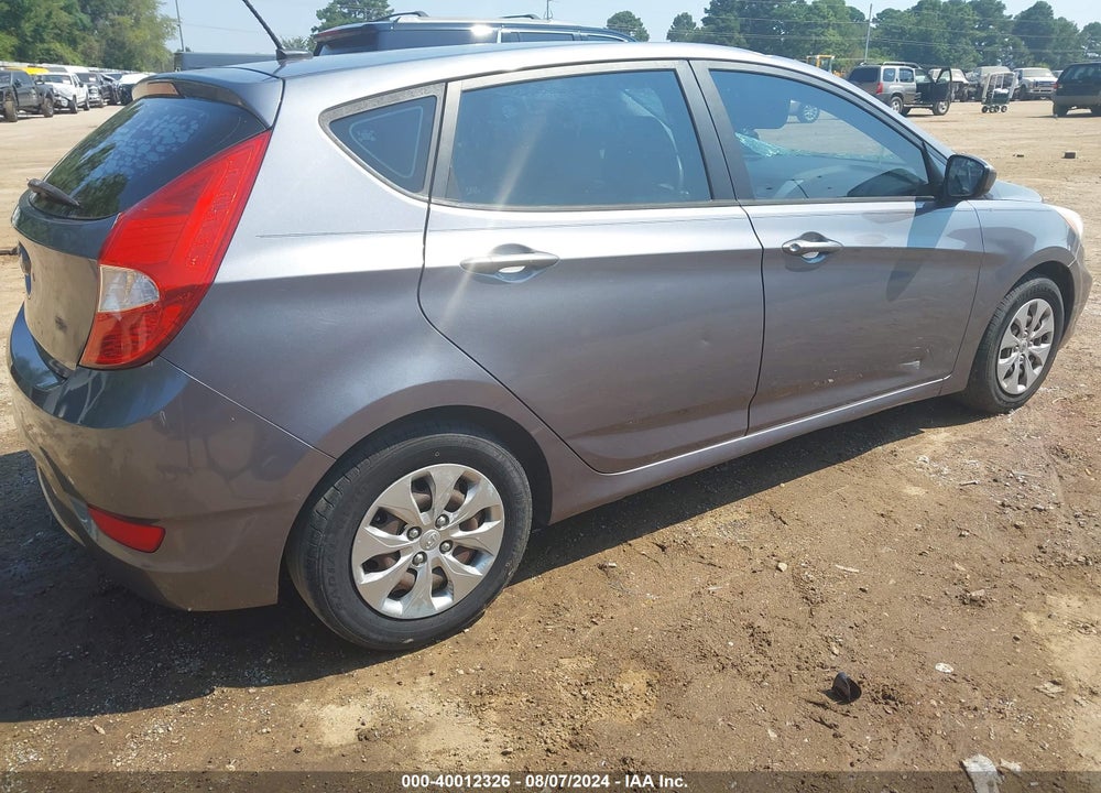 2015 HYUNDAI ACCENT GS VIN: KMHCT5AE6FU217903