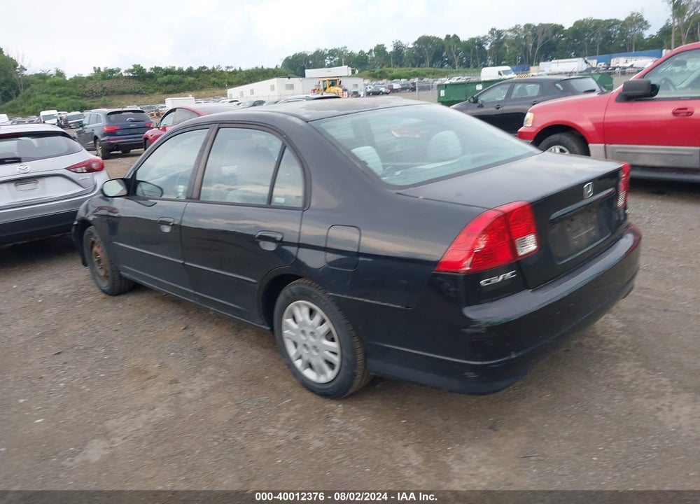 2005 HONDA CIVIC LX VIN: 2HGES16525H514235