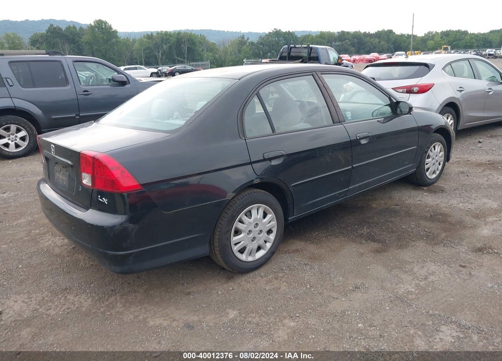 2005 HONDA CIVIC LX VIN: 2HGES16525H514235