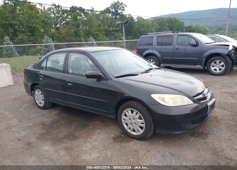 2005 HONDA CIVIC LX VIN: 2HGES16525H514235