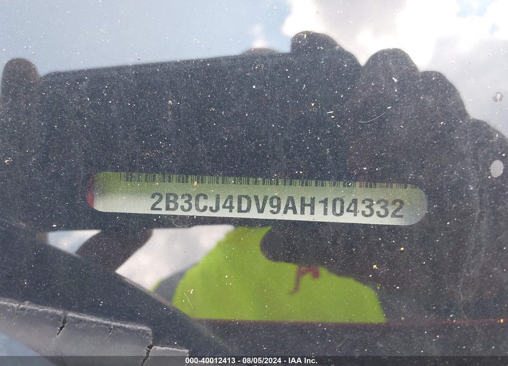 2010 DODGE CHALLENGER SE VIN: 2B3CJ4DV9AH104332