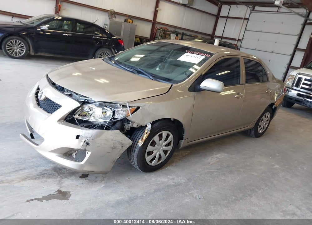 2009 TOYOTA COROLLA LE VIN: 1NXBU40E19Z001255