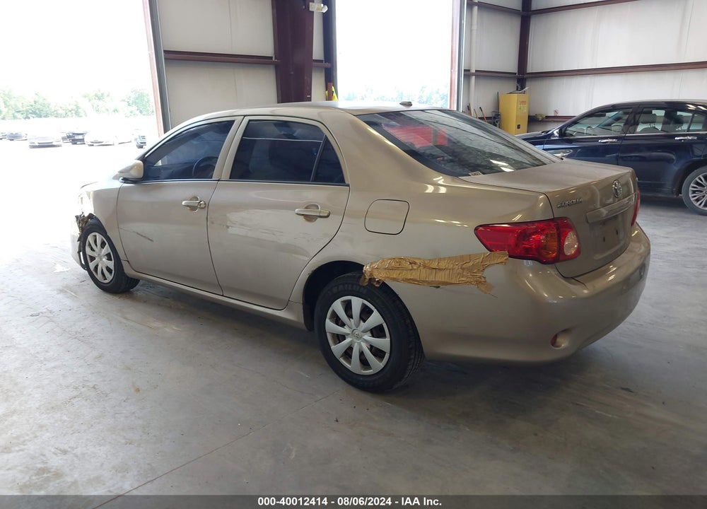 2009 TOYOTA COROLLA LE VIN: 1NXBU40E19Z001255