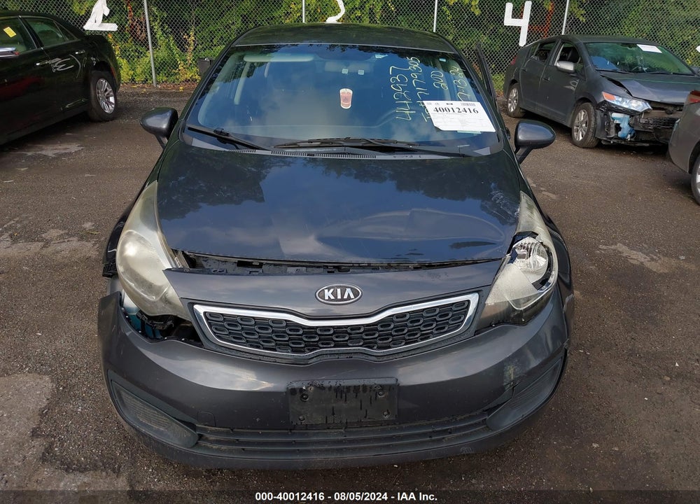 2012 KIA RIO EX VIN: KNADN4A30C6095113