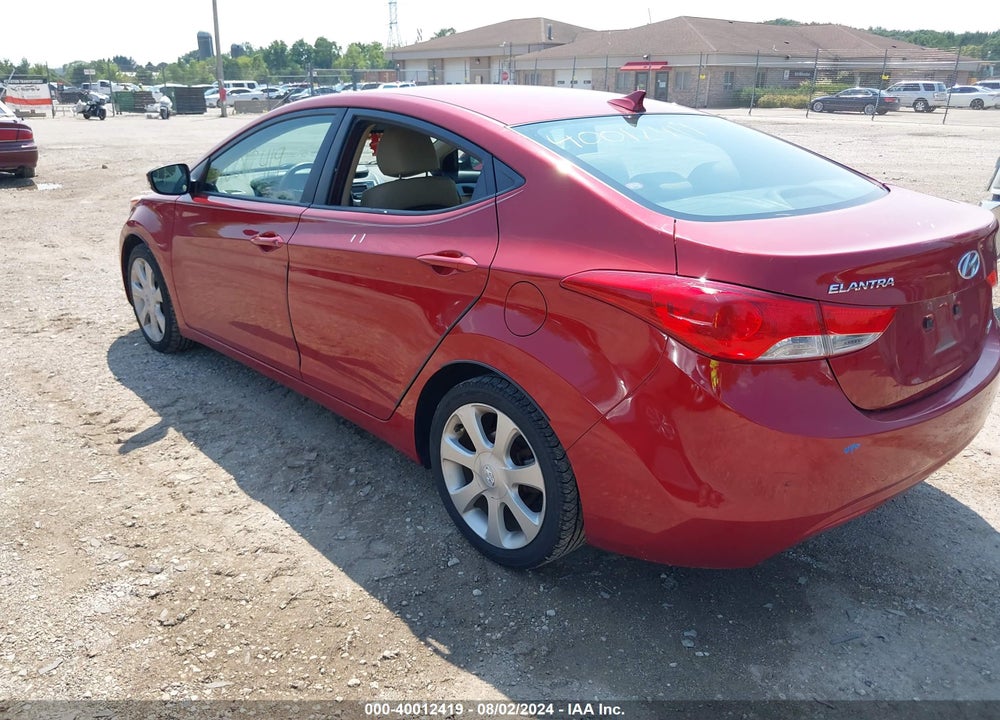 2012 HYUNDAI ELANTRA LIMITED (ULSAN PLANT) VIN: KMHDH4AE8CU389247