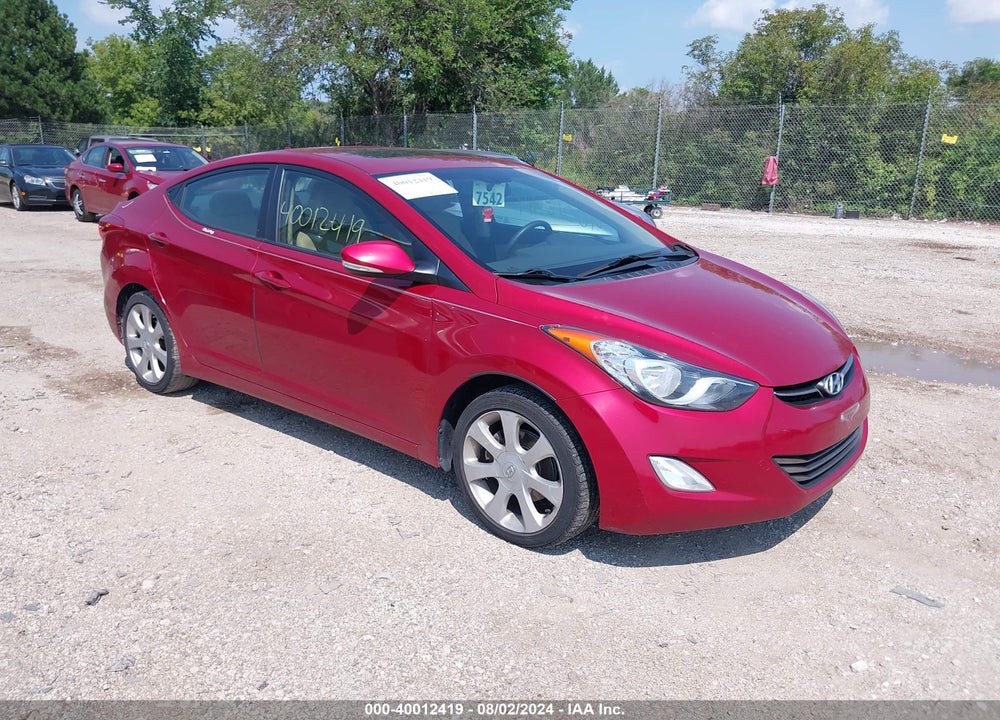 2012 HYUNDAI ELANTRA LIMITED (ULSAN PLANT) VIN: KMHDH4AE8CU389247