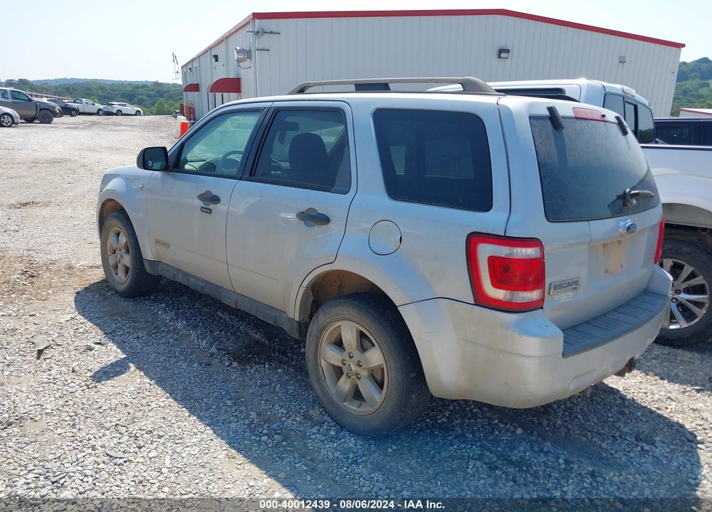 2008 FORD ESCAPE XLT VIN: 1FMCU93178KE78759