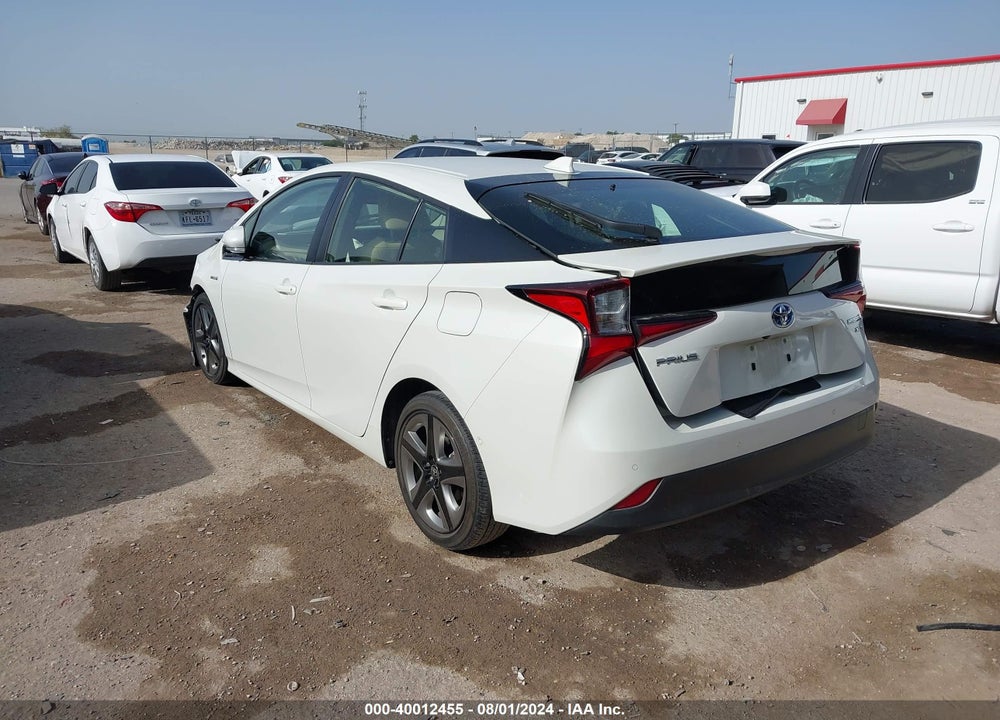 2019 TOYOTA PRIUS XLE VIN: JTDKARFU8K3089404