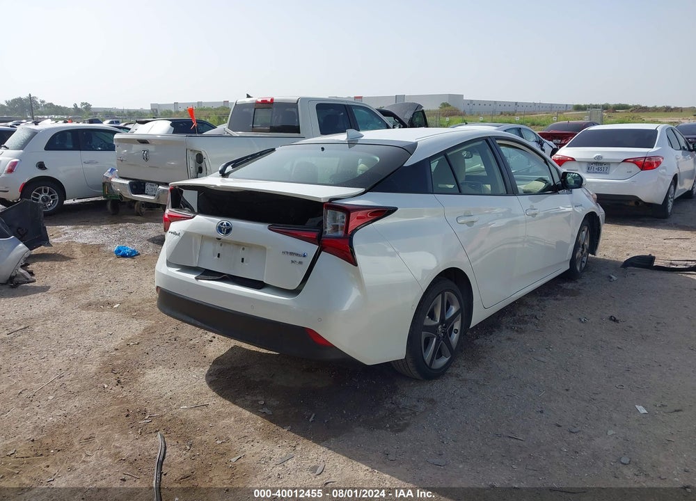 2019 TOYOTA PRIUS XLE VIN: JTDKARFU8K3089404