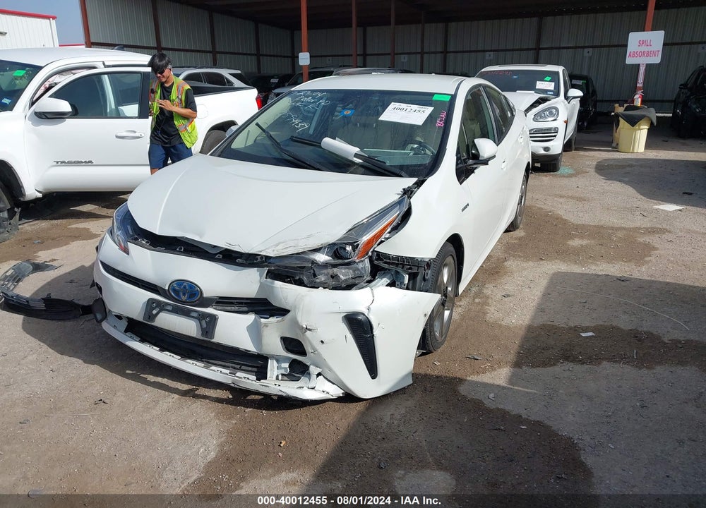 2019 TOYOTA PRIUS XLE VIN: JTDKARFU8K3089404