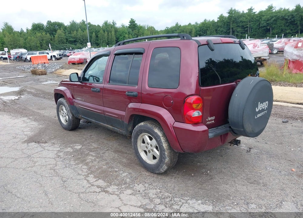 2003 JEEP LIBERTY VIN: 1J4GL58K23W624466