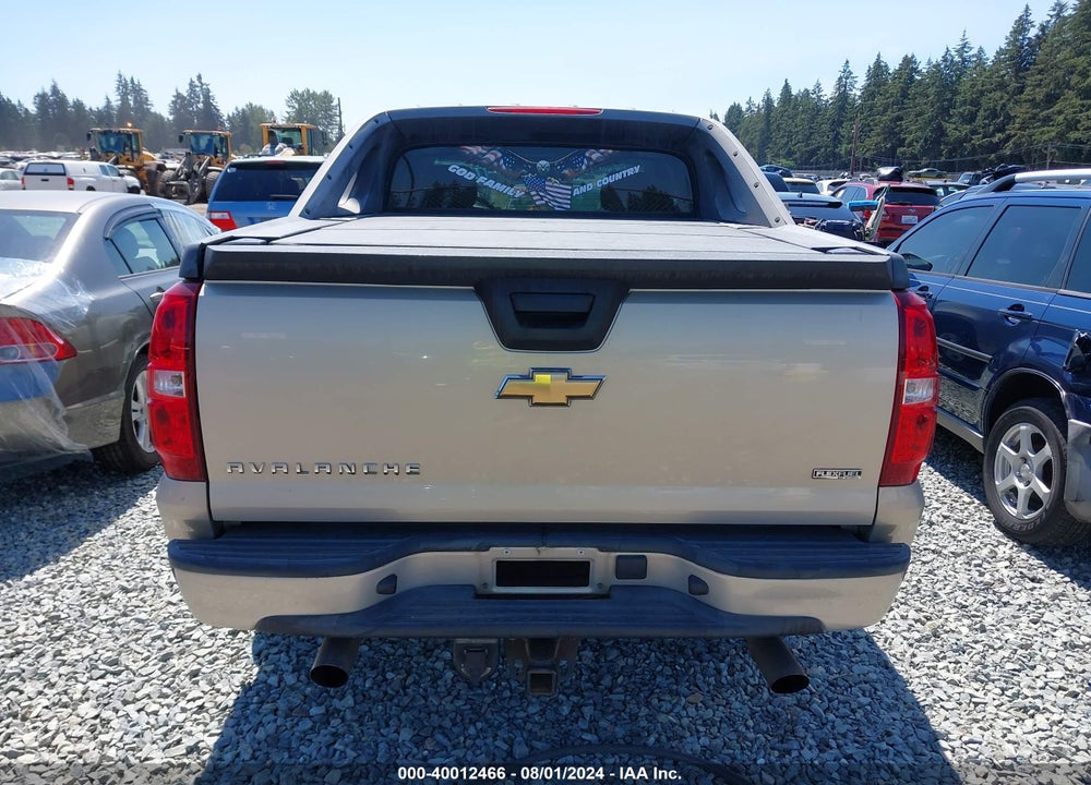 2007 CHEVROLET AVALANCHE 1500 LS VIN: 3GNFK12357G312636