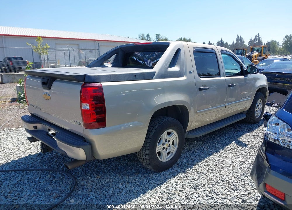 2007 CHEVROLET AVALANCHE 1500 LS VIN: 3GNFK12357G312636