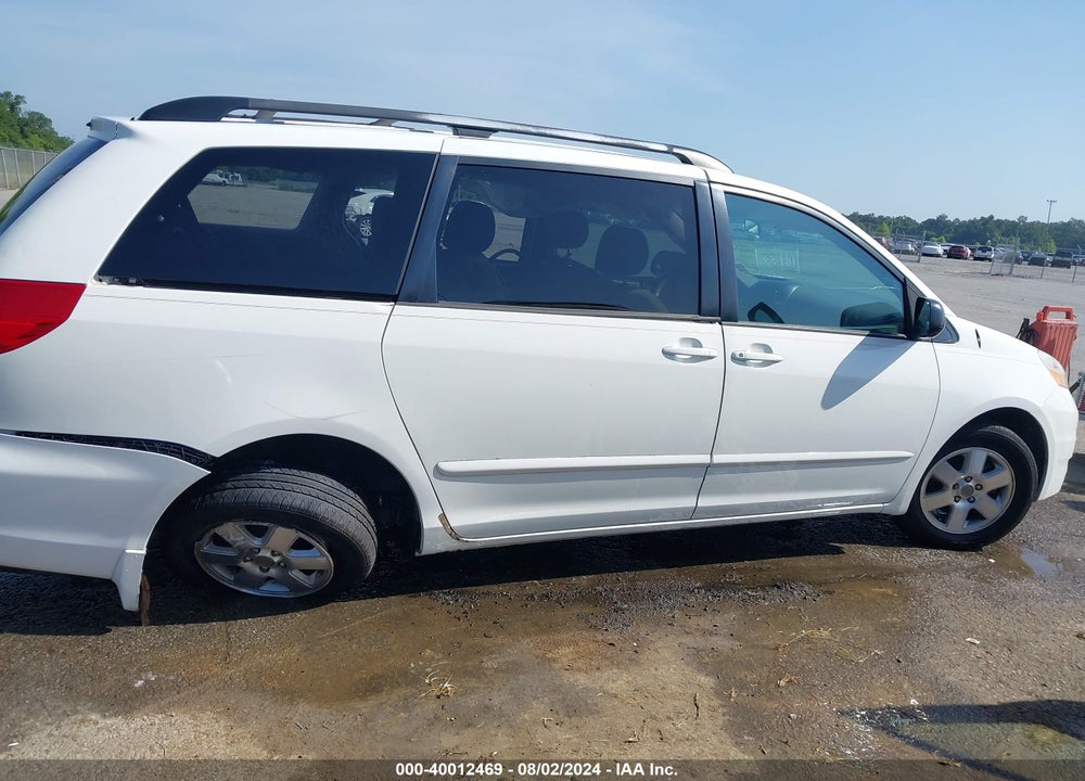 2008 TOYOTA SIENNA LE VIN: 5TDZK23C18S162747