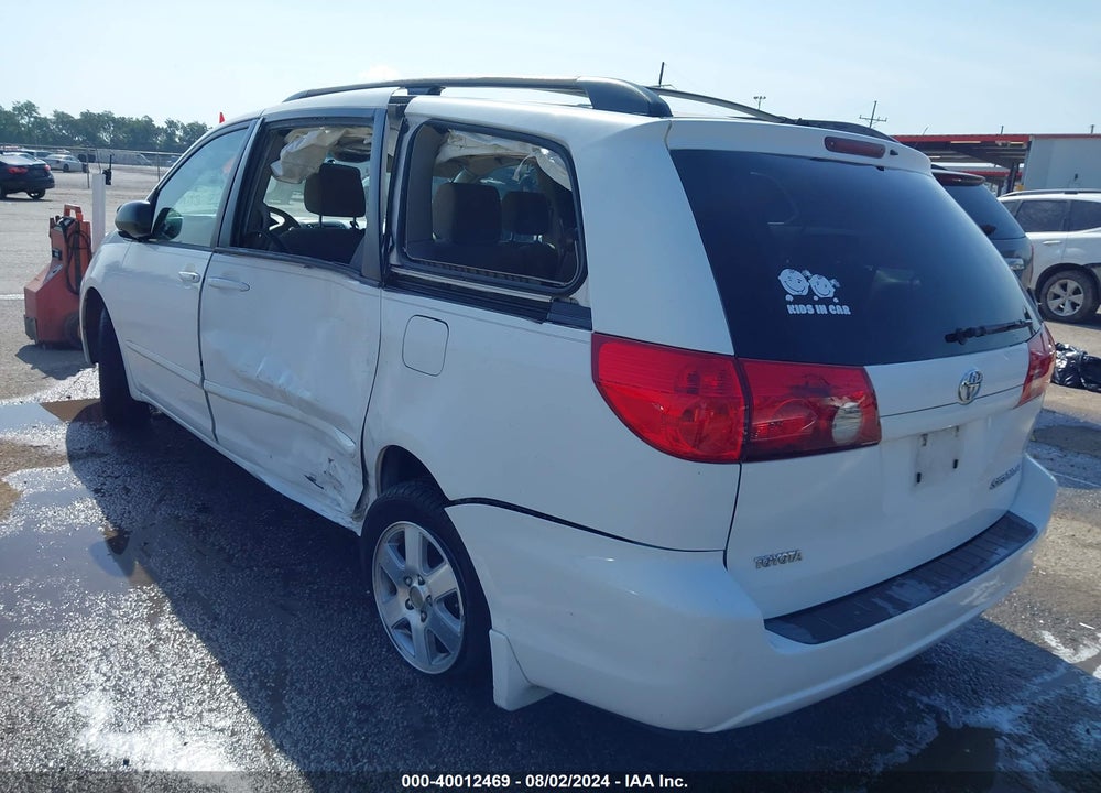 2008 TOYOTA SIENNA LE VIN: 5TDZK23C18S162747