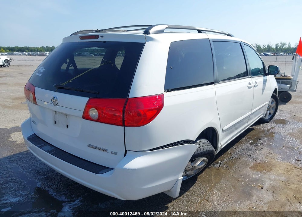 2008 TOYOTA SIENNA LE VIN: 5TDZK23C18S162747