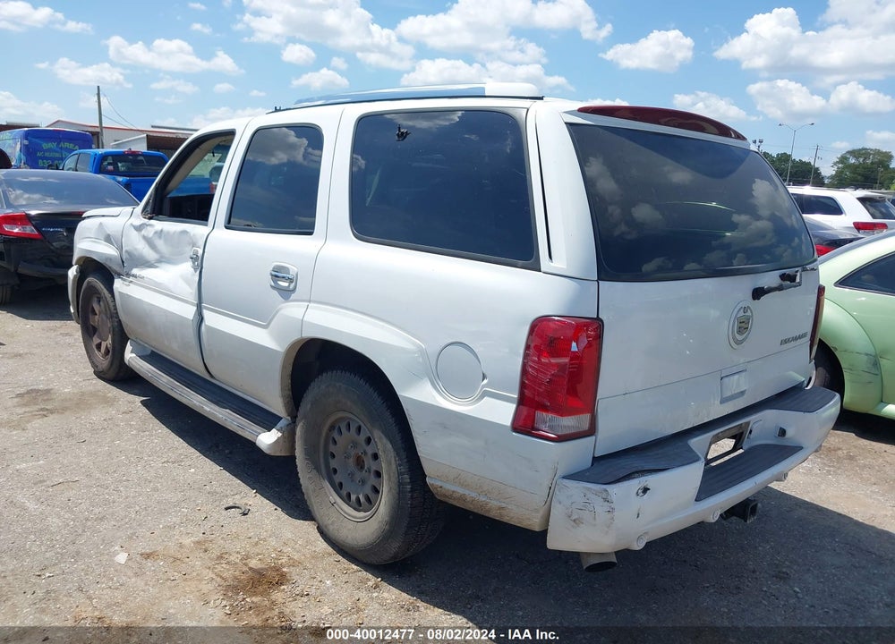 2002 CADILLAC ESCALADE STANDARD VIN: 1GYEC63T42R108765