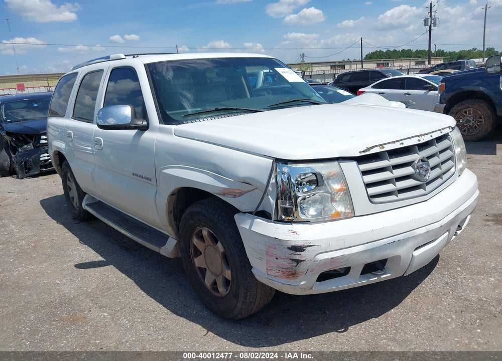 2002 CADILLAC ESCALADE STANDARD VIN: 1GYEC63T42R108765