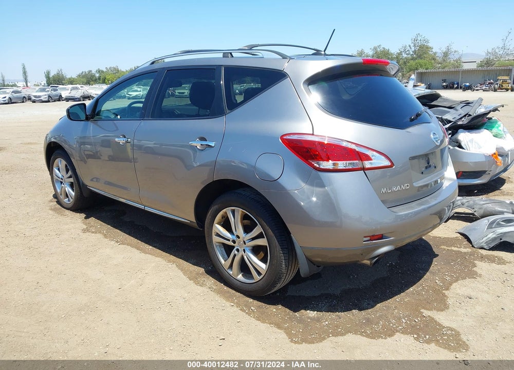 2011 NISSAN MURANO LE VIN: JN8AZ1MU8BW070282
