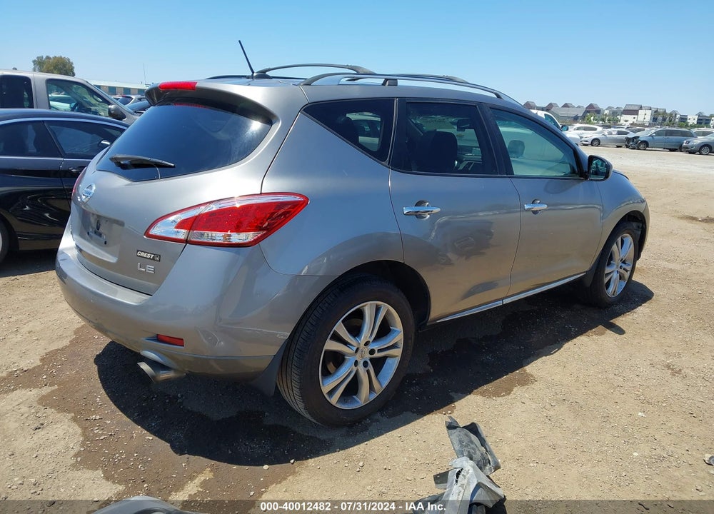 2011 NISSAN MURANO LE VIN: JN8AZ1MU8BW070282
