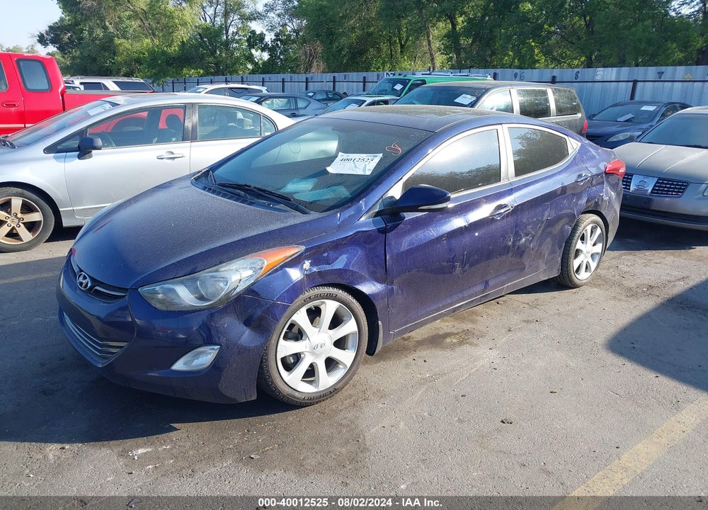 2013 HYUNDAI ELANTRA LIMITED VIN: 5NPDH4AE3DH433218