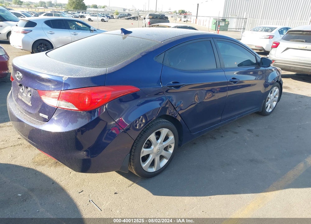 2013 HYUNDAI ELANTRA LIMITED VIN: 5NPDH4AE3DH433218