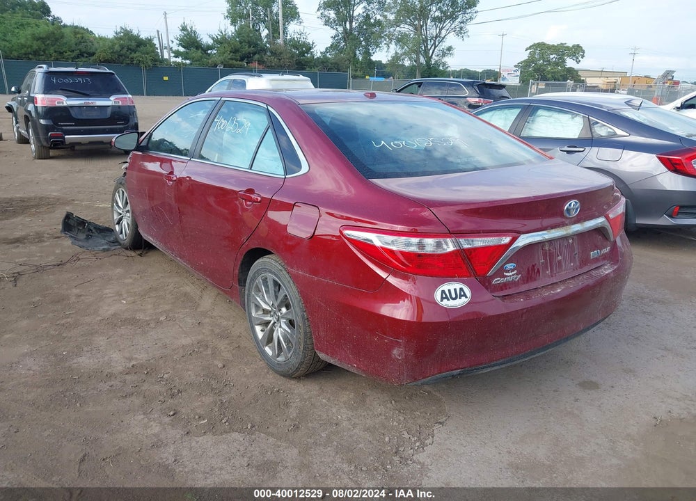 2017 TOYOTA CAMRY HYBRID XLE VIN: 4T1BD1FK0HU208360