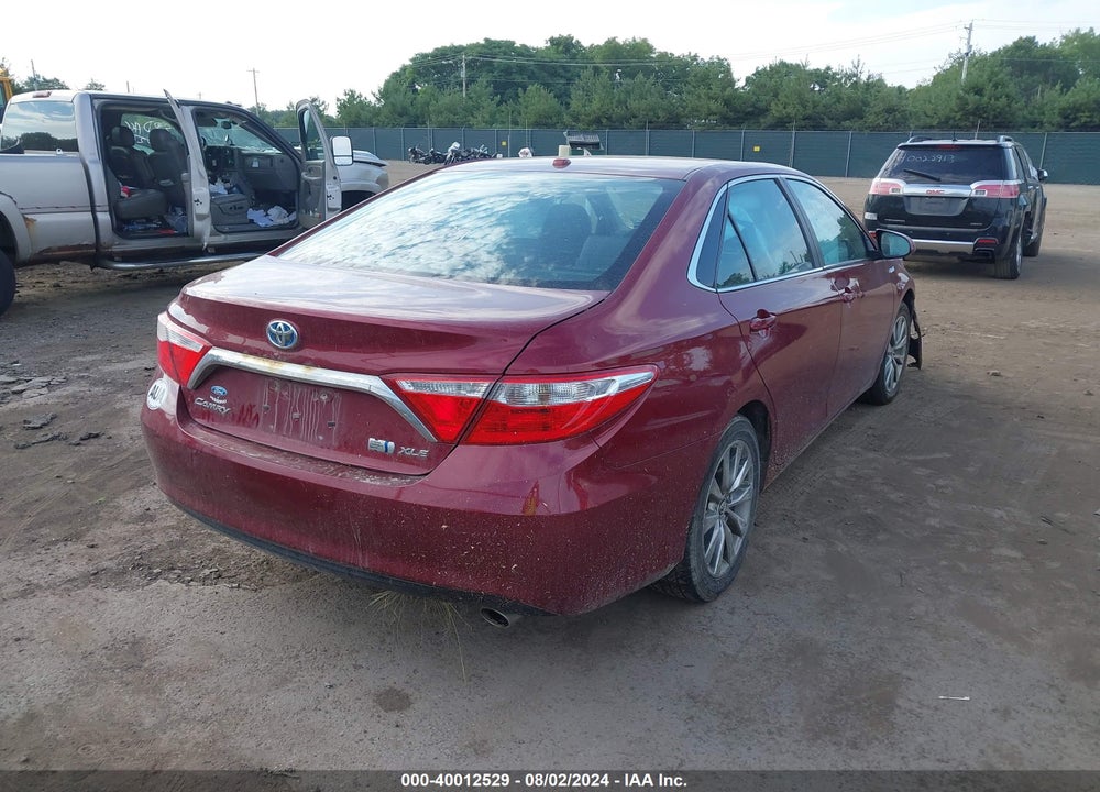 2017 TOYOTA CAMRY HYBRID XLE VIN: 4T1BD1FK0HU208360