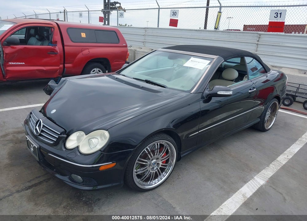 2004 MERCEDES-BENZ CLK 500 VIN: WDBTK75G04T026543