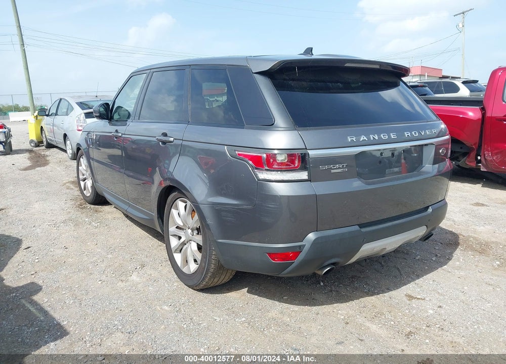 2016 LAND ROVER RANGE ROVER SPORT 3.0L V6 SUPERCHARGED HSE VIN: SALWR2PF8GA116632