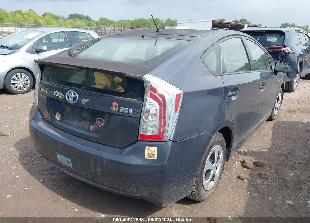 2012 TOYOTA PRIUS TWO VIN: JTDKN3DU1C1607208