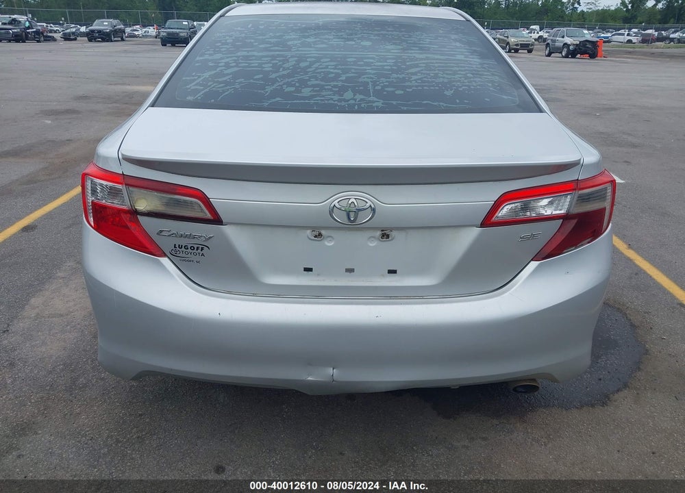 2012 TOYOTA CAMRY SE VIN: 4T1BF1FK1CU192754