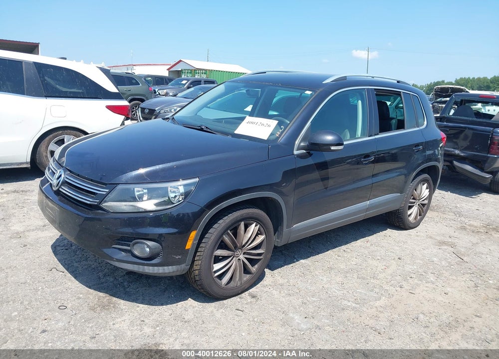 2012 VOLKSWAGEN TIGUAN SE VIN: WVGBV7AX4CW549180