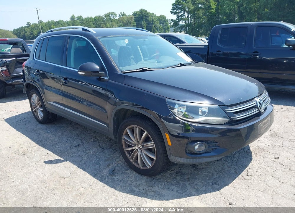 2012 VOLKSWAGEN TIGUAN SE VIN: WVGBV7AX4CW549180