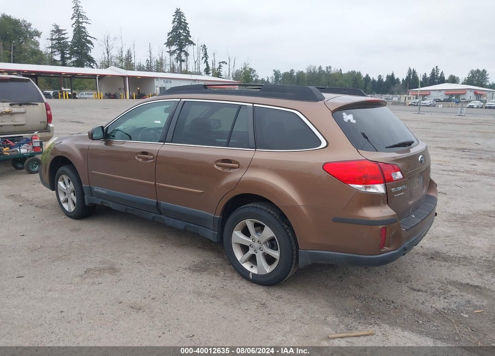 2013 SUBARU OUTBACK 2.5I PREMIUM VIN: 4S4BRCCC1D3210693