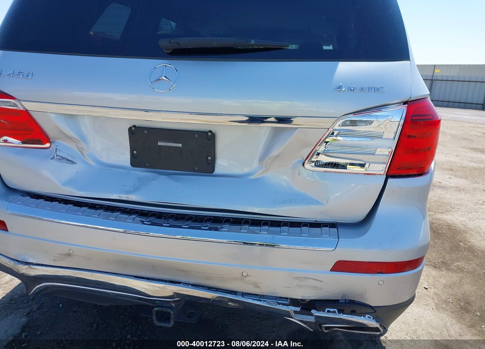 2016 MERCEDES-BENZ GL 450 4MATIC VIN: 4JGDF6EE3GA642168