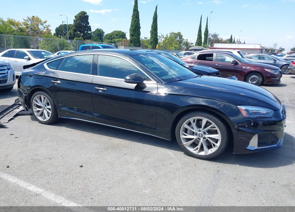 2020 AUDI A5 SPORTBACK PREMIUM 45 TFSI QUATTRO S TRONIC VIN: WAUANCF54LA004865