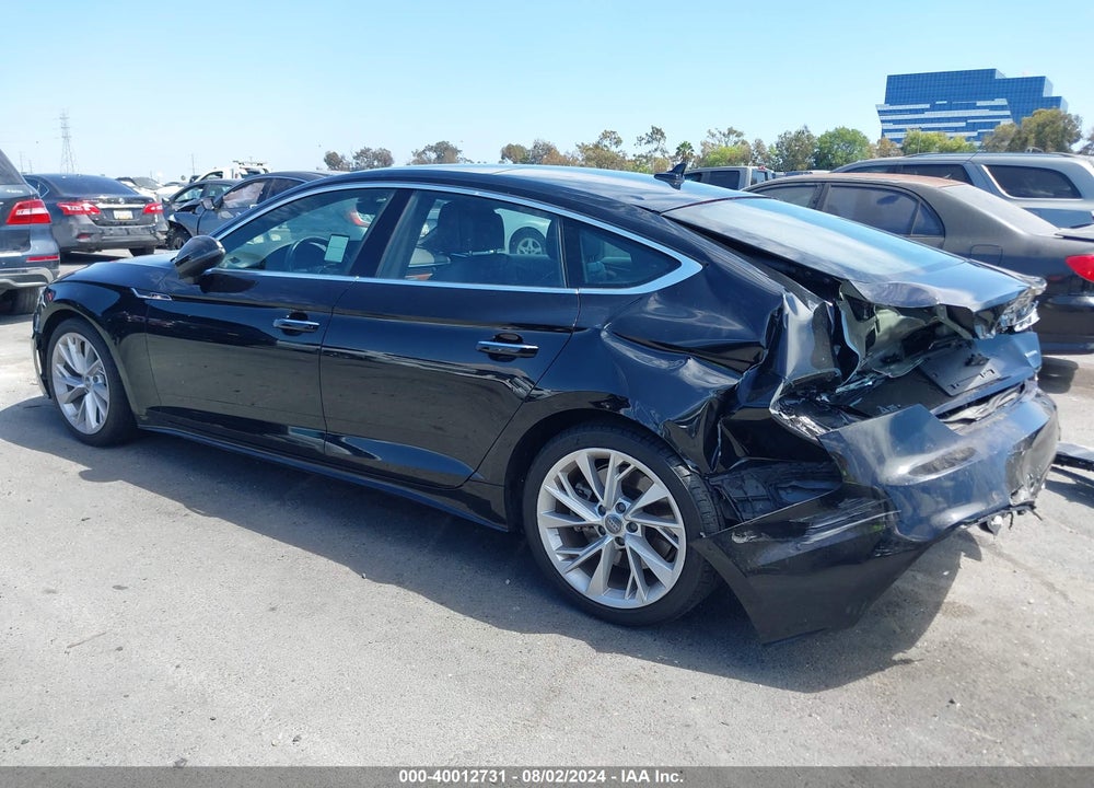 2020 AUDI A5 SPORTBACK PREMIUM 45 TFSI QUATTRO S TRONIC VIN: WAUANCF54LA004865