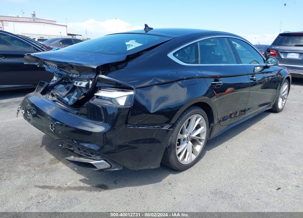 2020 AUDI A5 SPORTBACK PREMIUM 45 TFSI QUATTRO S TRONIC VIN: WAUANCF54LA004865