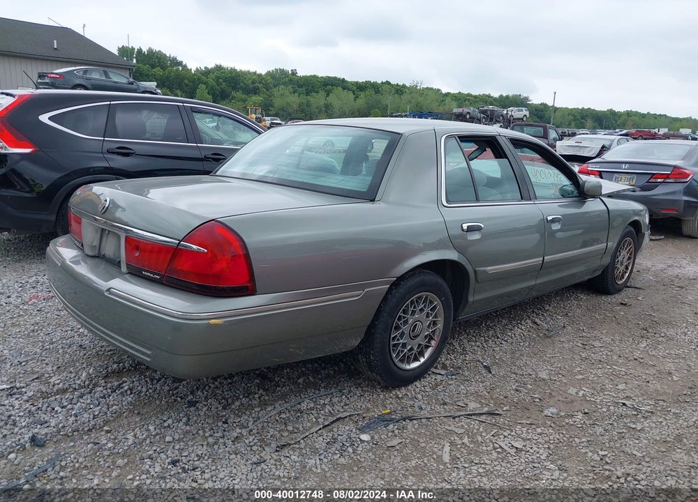 2000 MERCURY GRAND MARQUIS GS VIN: 2MEFM74W7YX642569