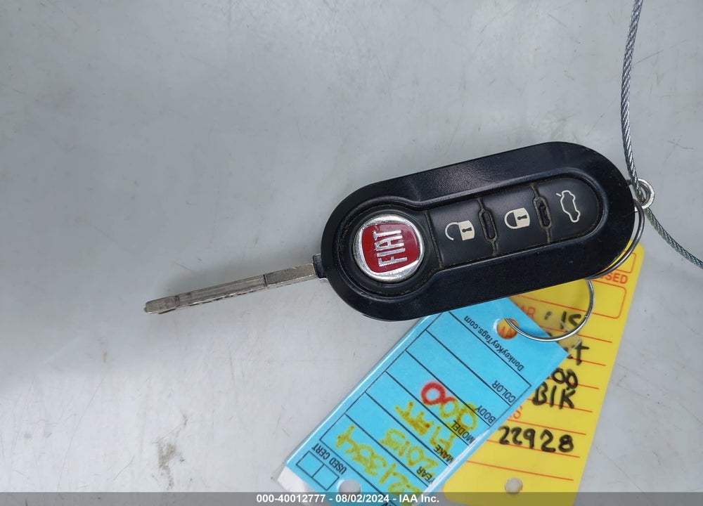 2015 FIAT 500E BATTERY ELECTRIC VIN: 3C3CFFGE3FT522928