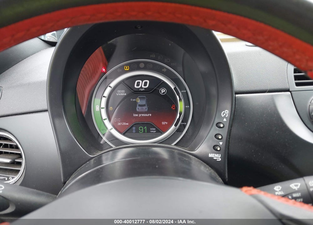 2015 FIAT 500E BATTERY ELECTRIC VIN: 3C3CFFGE3FT522928