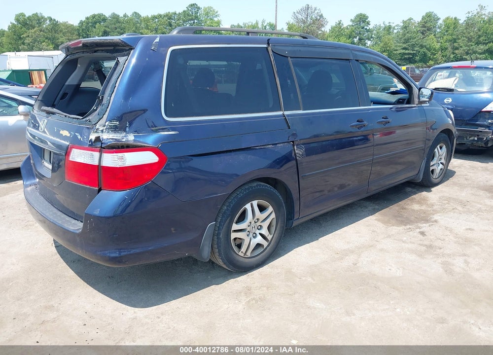 2007 HONDA ODYSSEY EX-L VIN: 5FNRL38797B028179